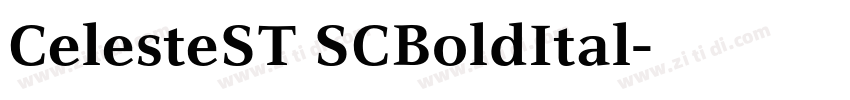 CelesteST SCBoldItal字体转换 CelesteST SCBoldItal字体转换